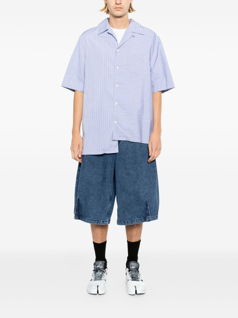 ADER error pleated denim shorts outlook