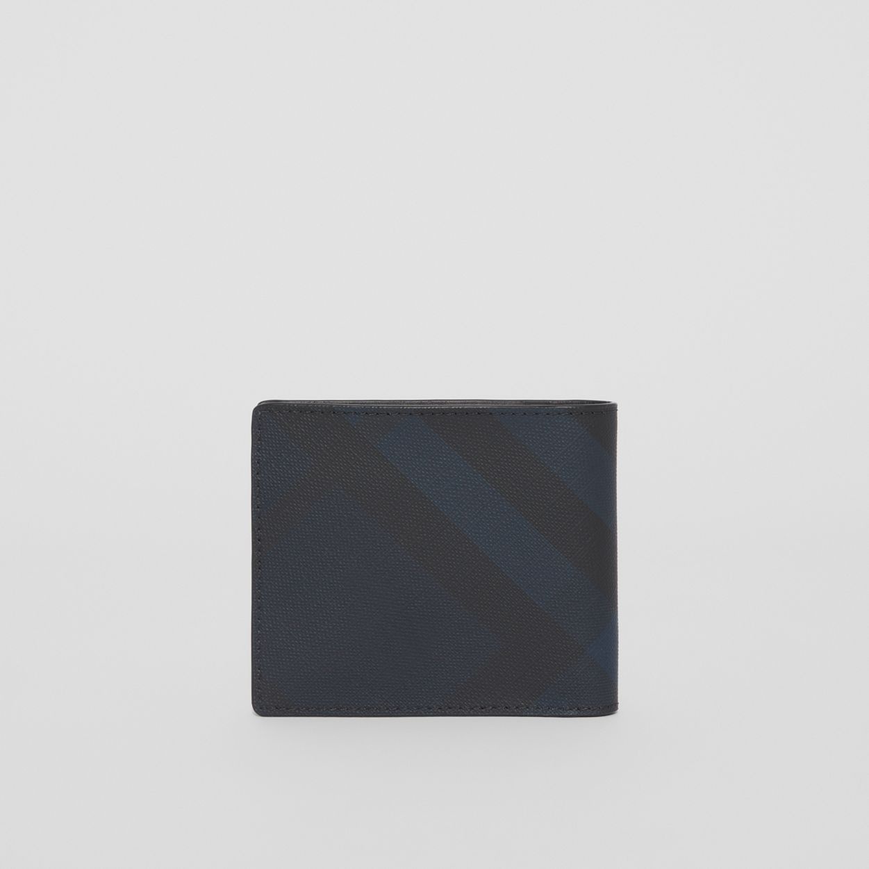 London Check and Leather International Bifold Wallet - 5