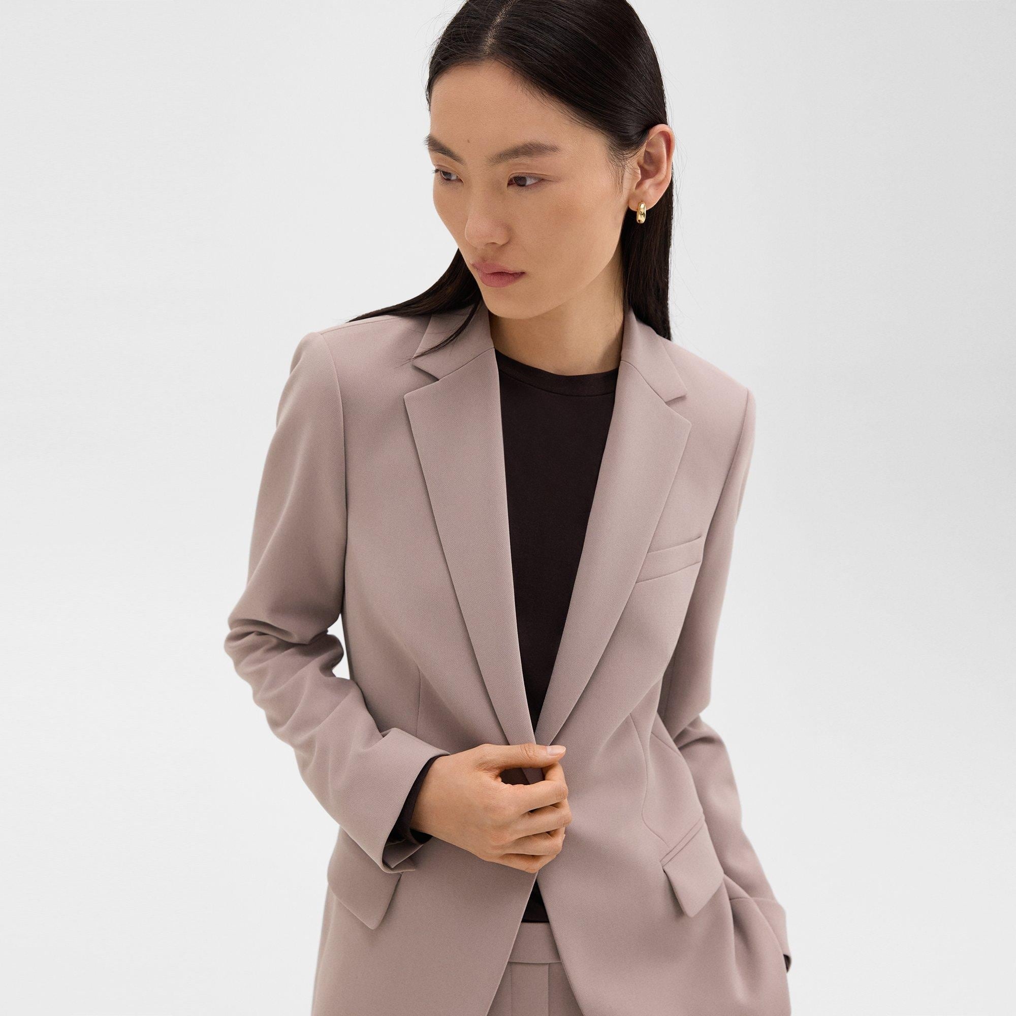 Staple Blazer in Admiral Crepe - 5