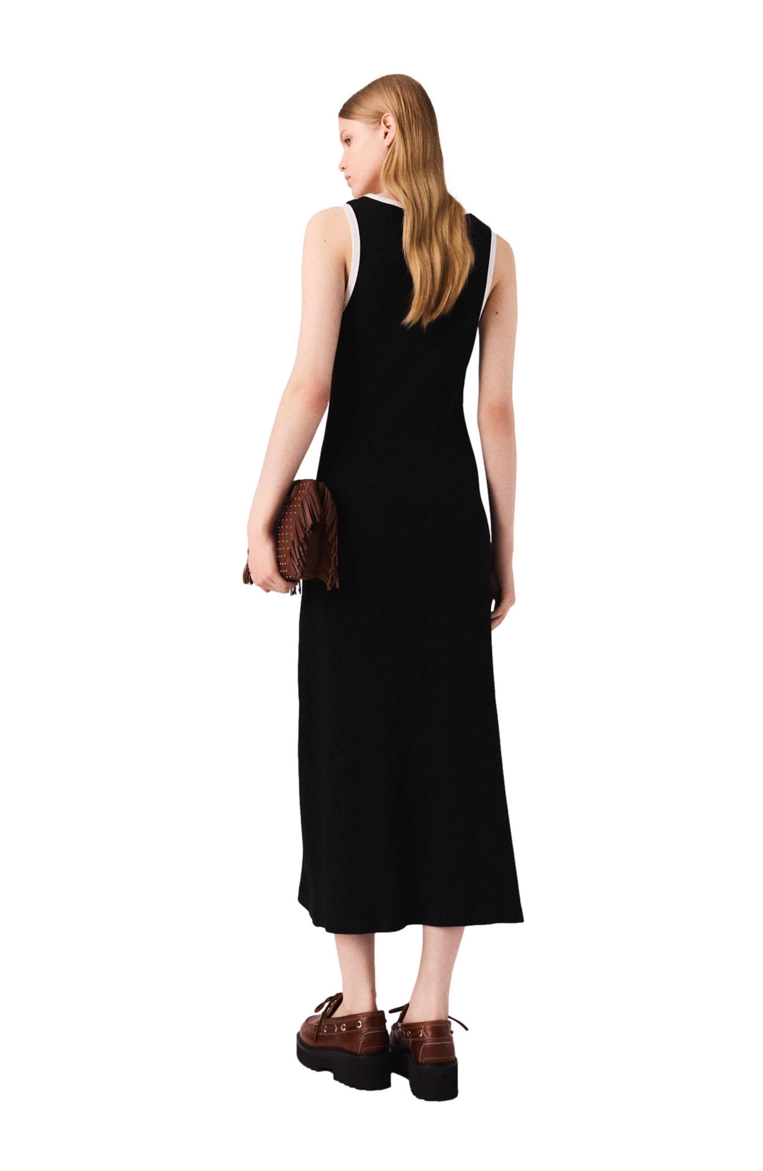 maje Jersey tank dress in Black at Nordstrom - 2