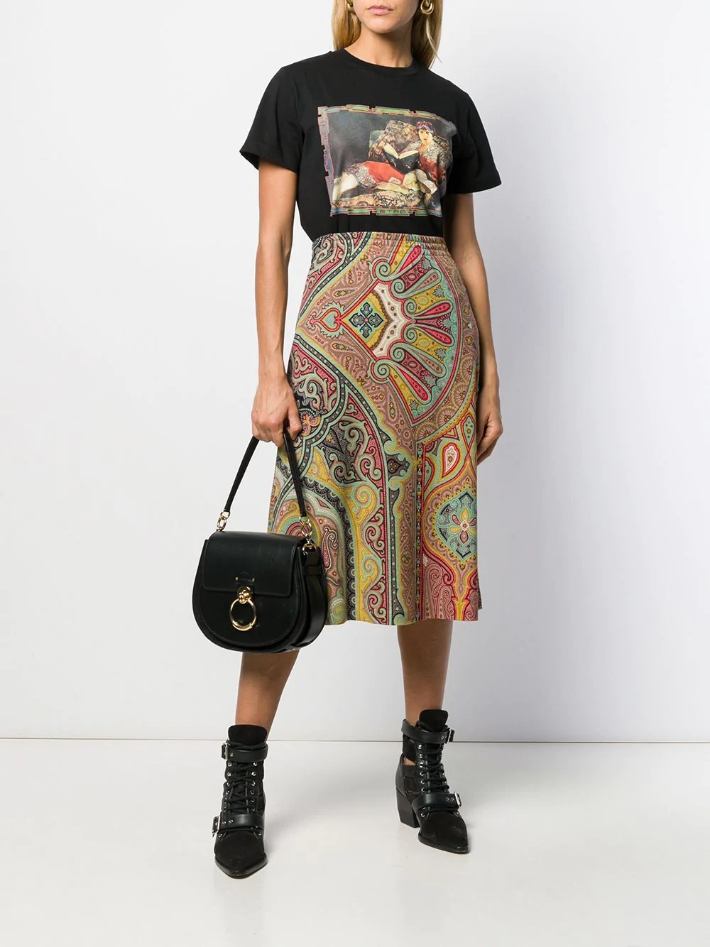 graphic print T-shirt - 2