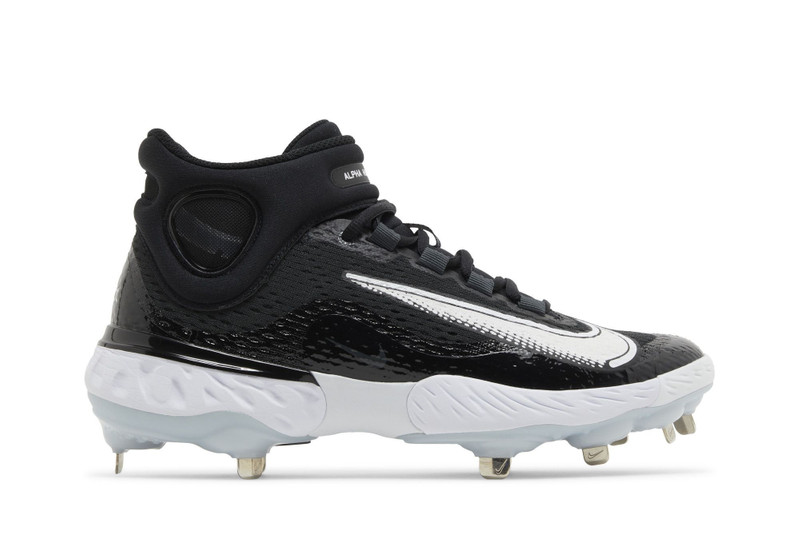 Alpha Huarache Elite 4 Mid 'Black White' - 1
