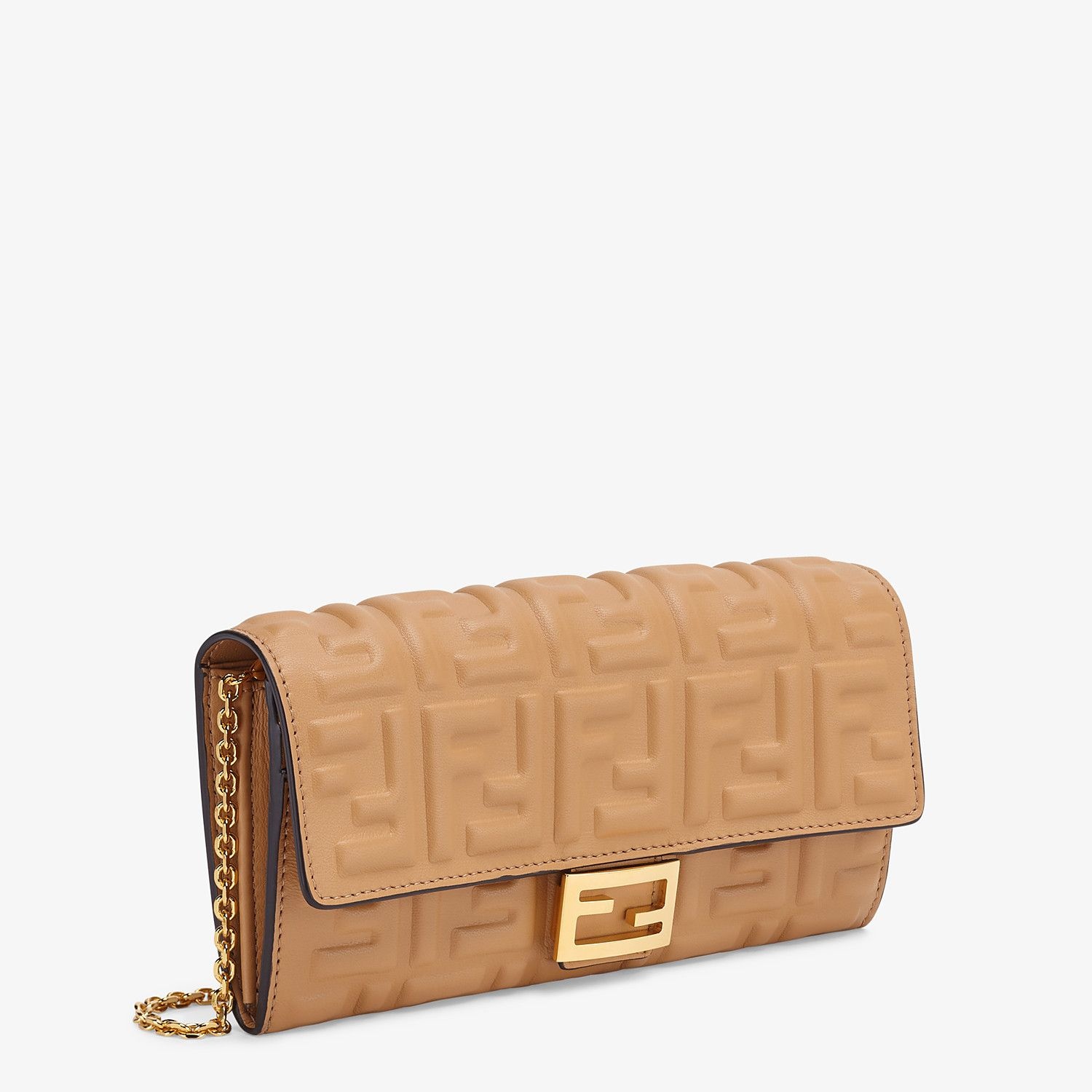 Beige nappa leather wallet - 2