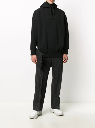 Stella McCartney logo trim hoodie outlook