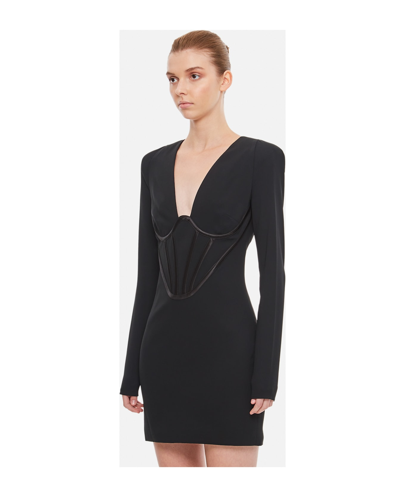 Bodycon Corset Mini Dress - 2