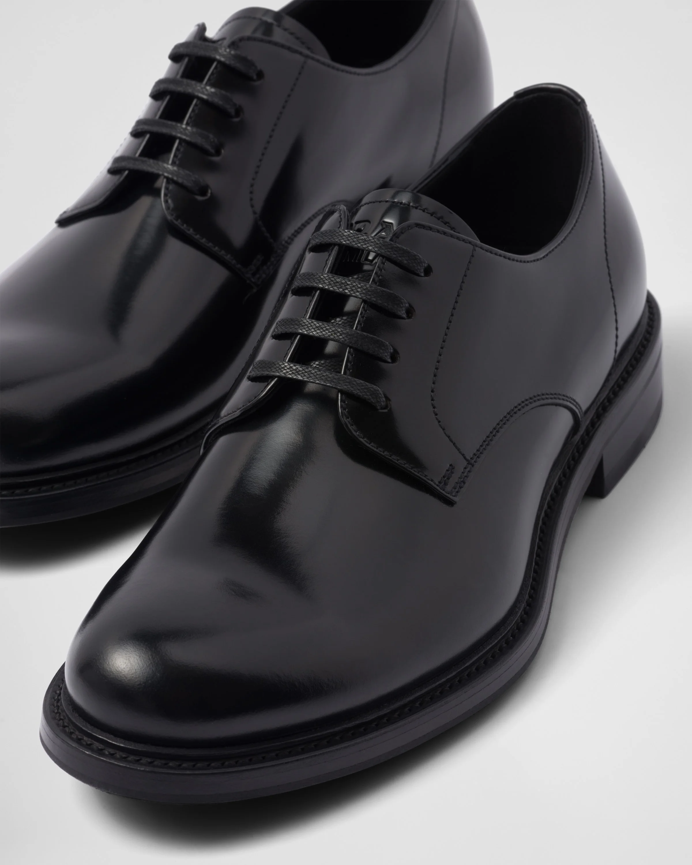 Prada Brushed leather lace-up shoes | REVERSIBLE display picture 2