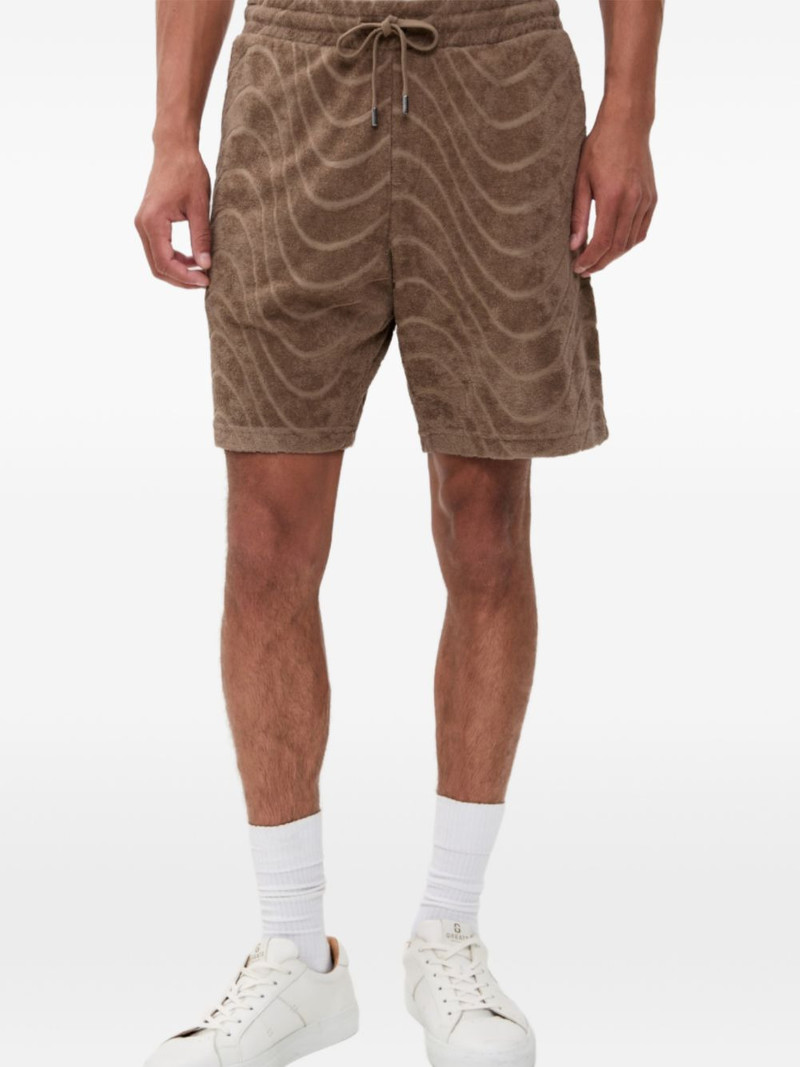 wave-pattern shorts 1