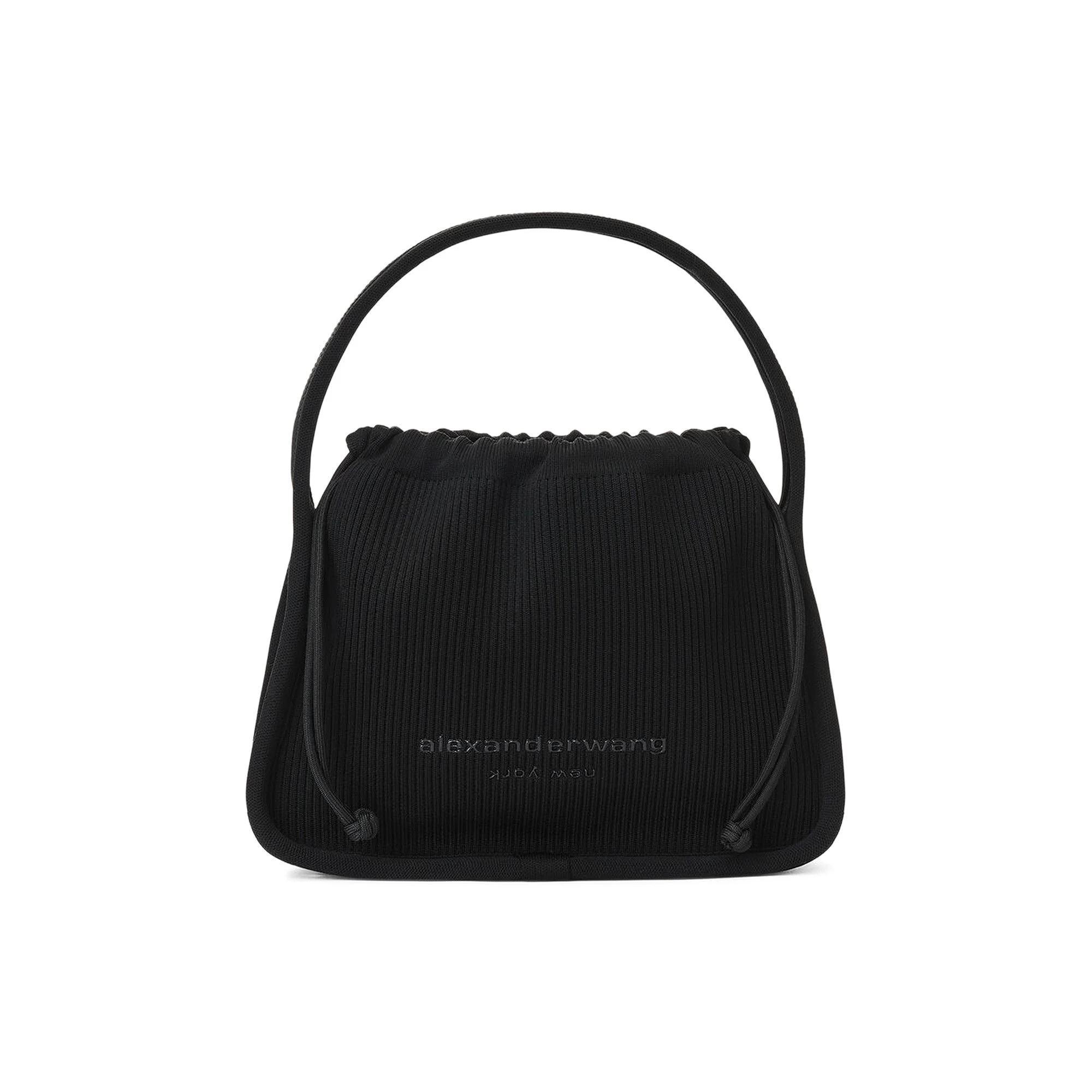 Alexander Wang Rib Knit Ryan Small Bag 'Black' - 1