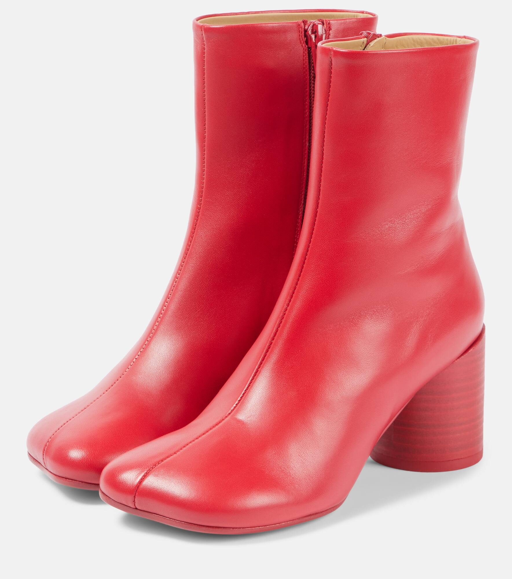 Anatomic leather ankle boots - 4