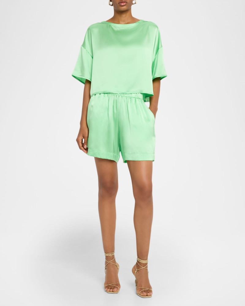 SABLYN Daria Relaxed Silk Tee outlook