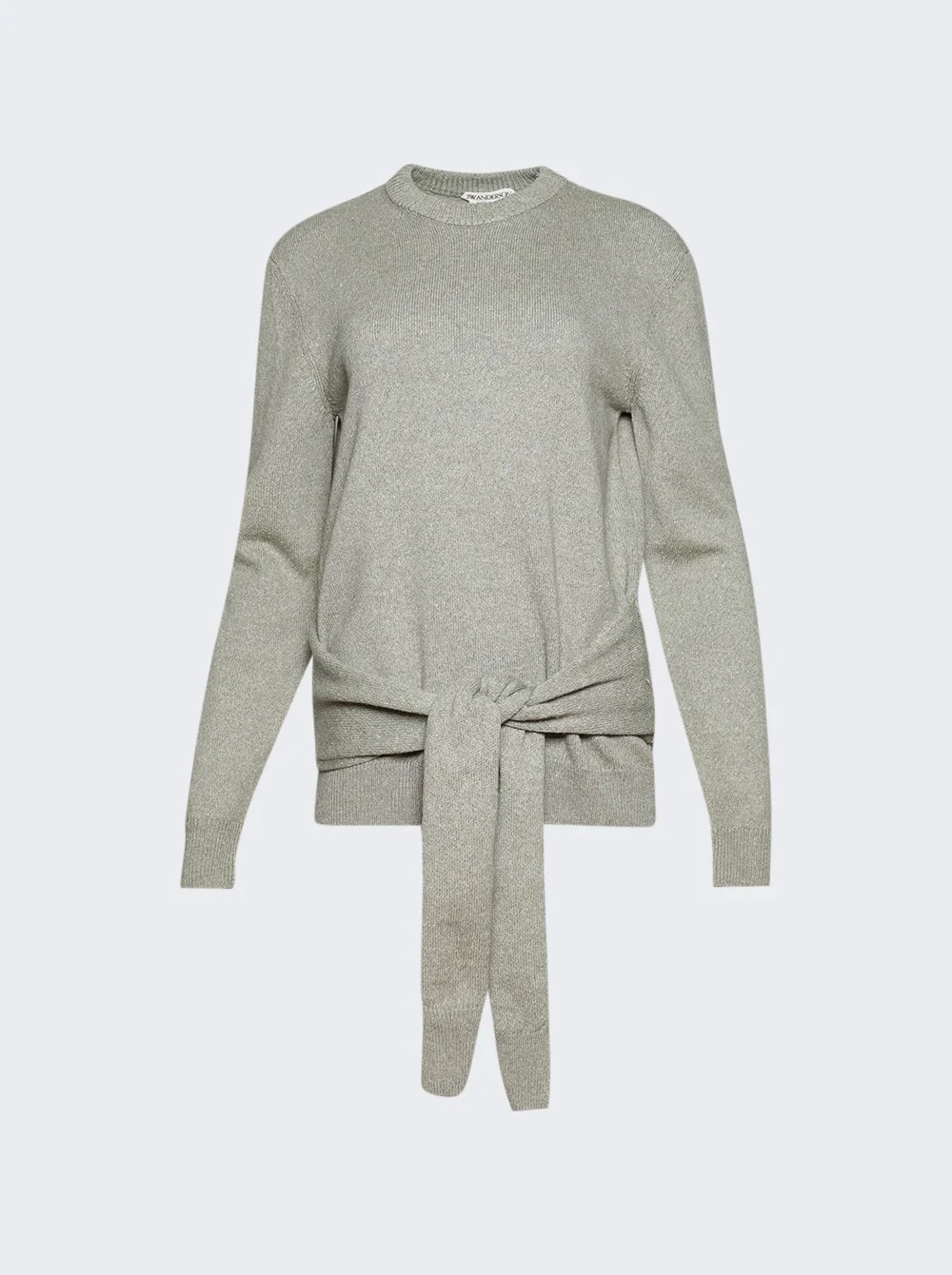 Waist Tie Jumper Sage - 1