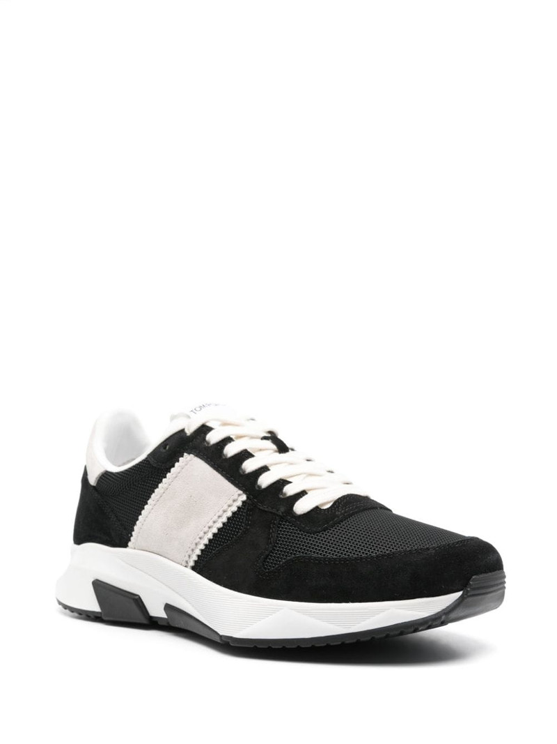 TOM FORD colourblock panelled sneakers outlook