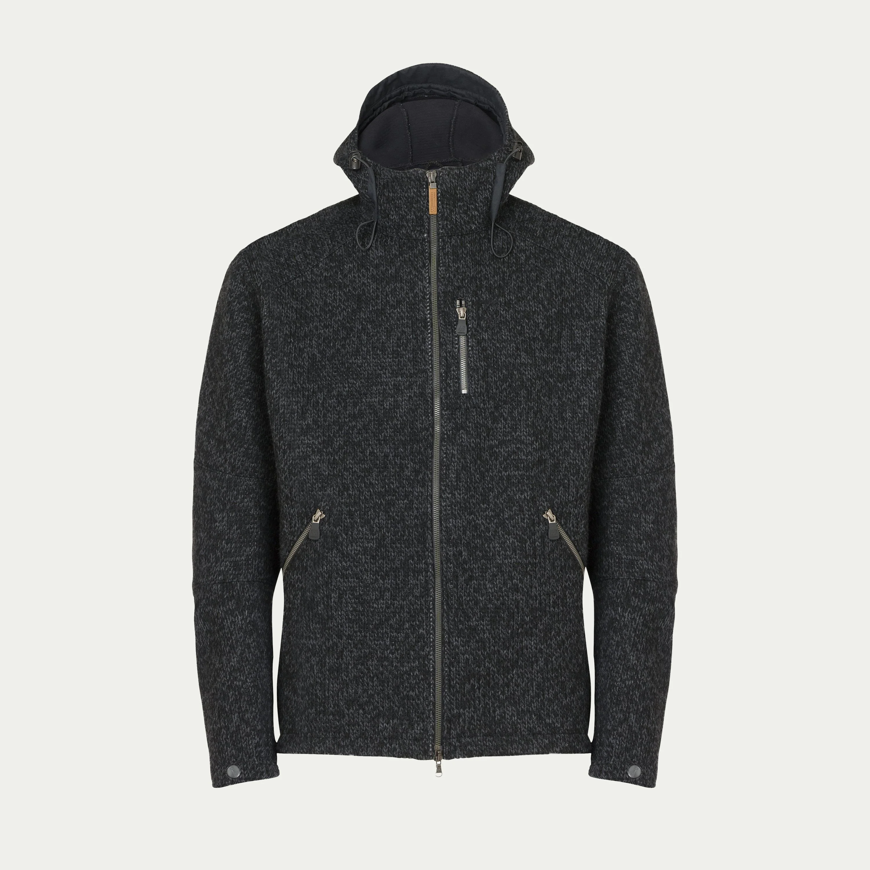Vindur Fleece lined hooded wool jacket (Unisex) - 1