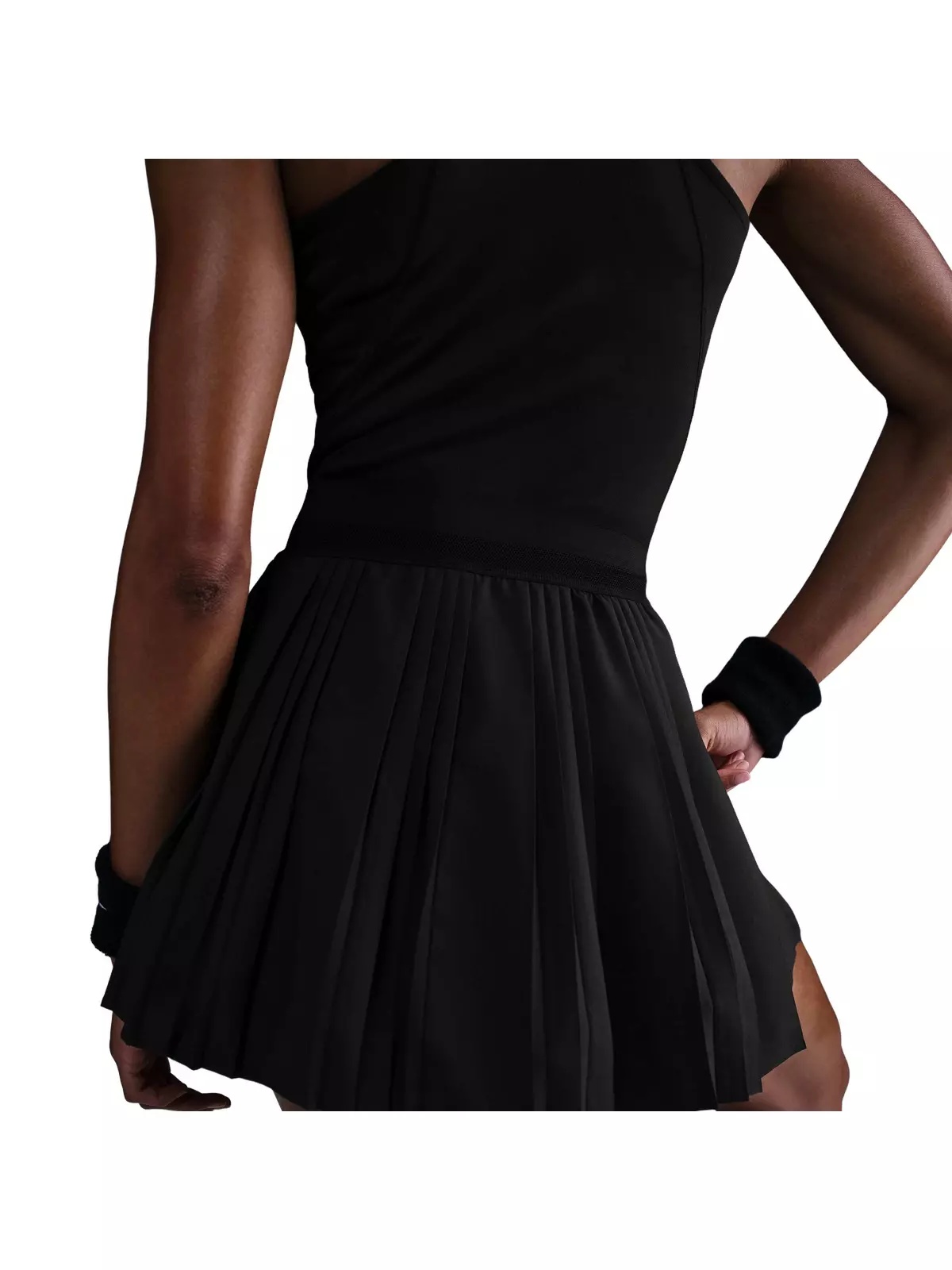 Women's Court Advantage Dri-FIT Pleated Tennis Skirt -Black - 2