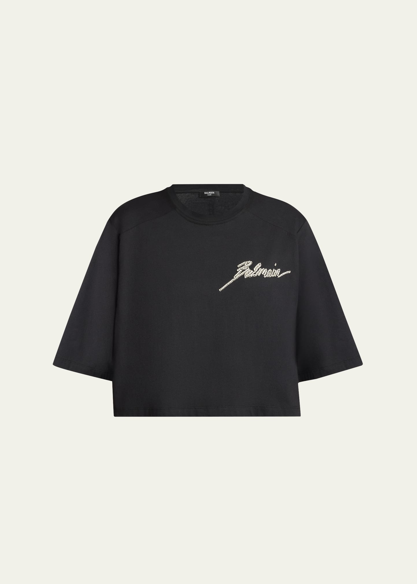 Crystal Logo Cropped T-Shirt - 1