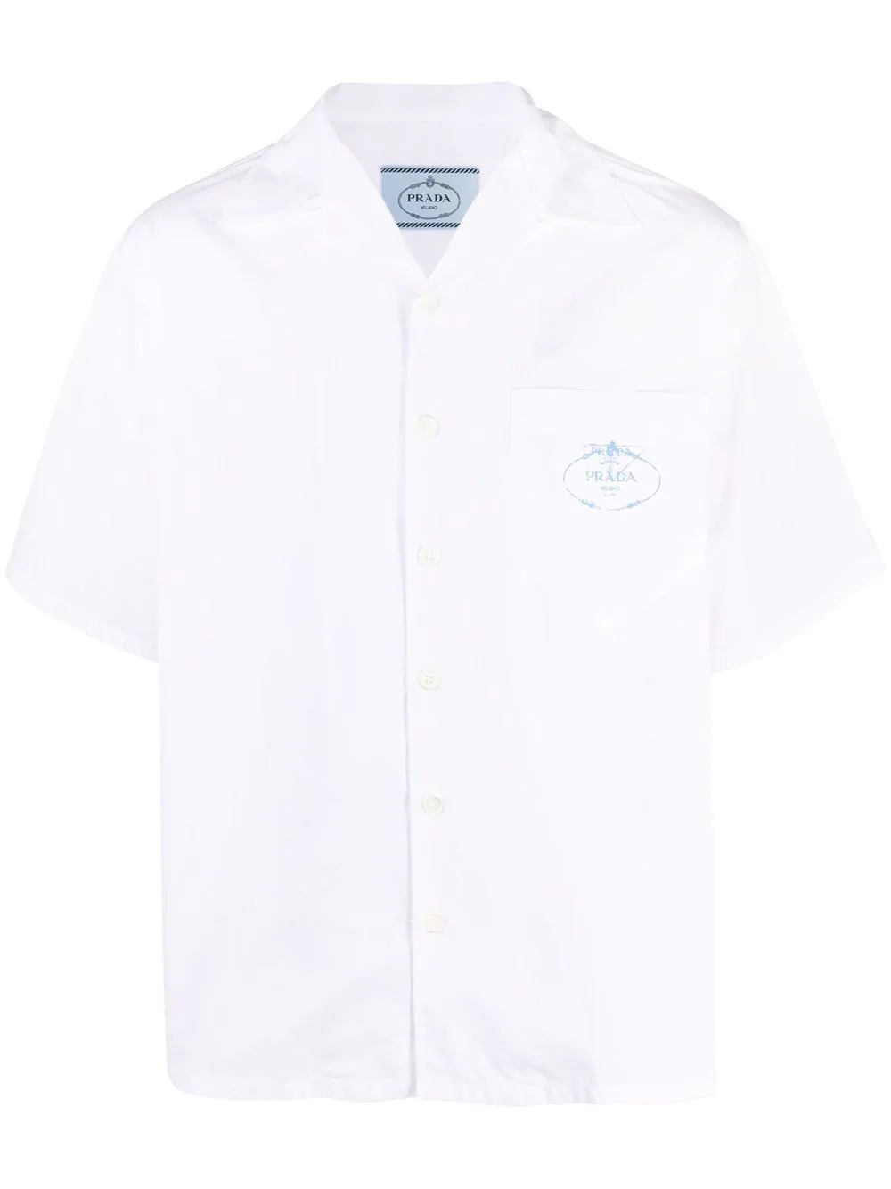 logo-print short-sleeved shirt - 1