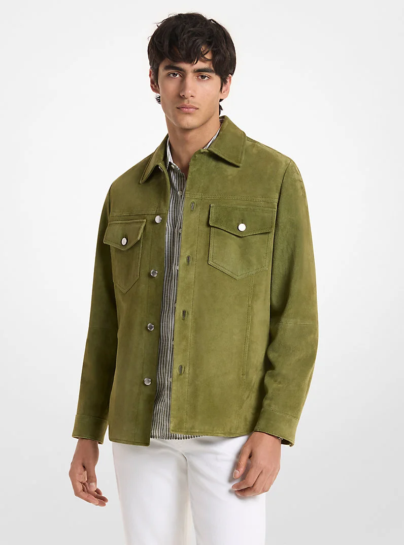 Suede Shirt Jacket - 1