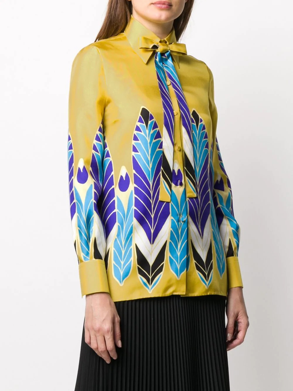 Pop Feather print shirt - 3