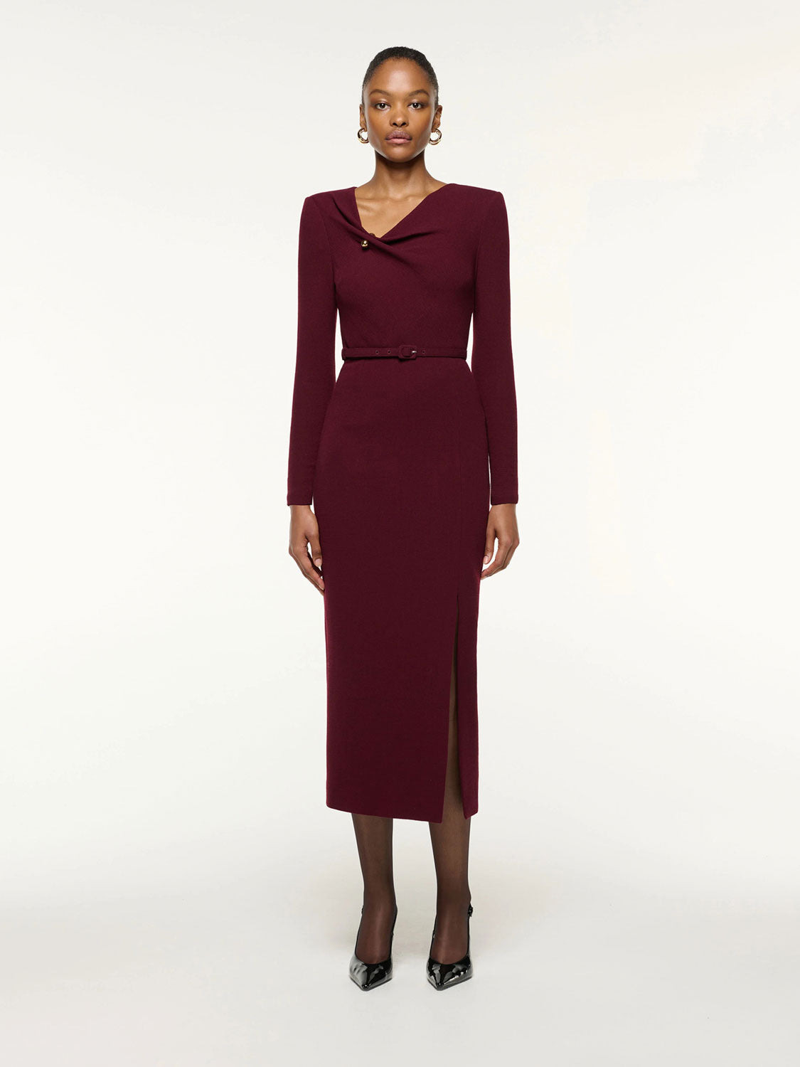CREPE WOOL DRESS - 2