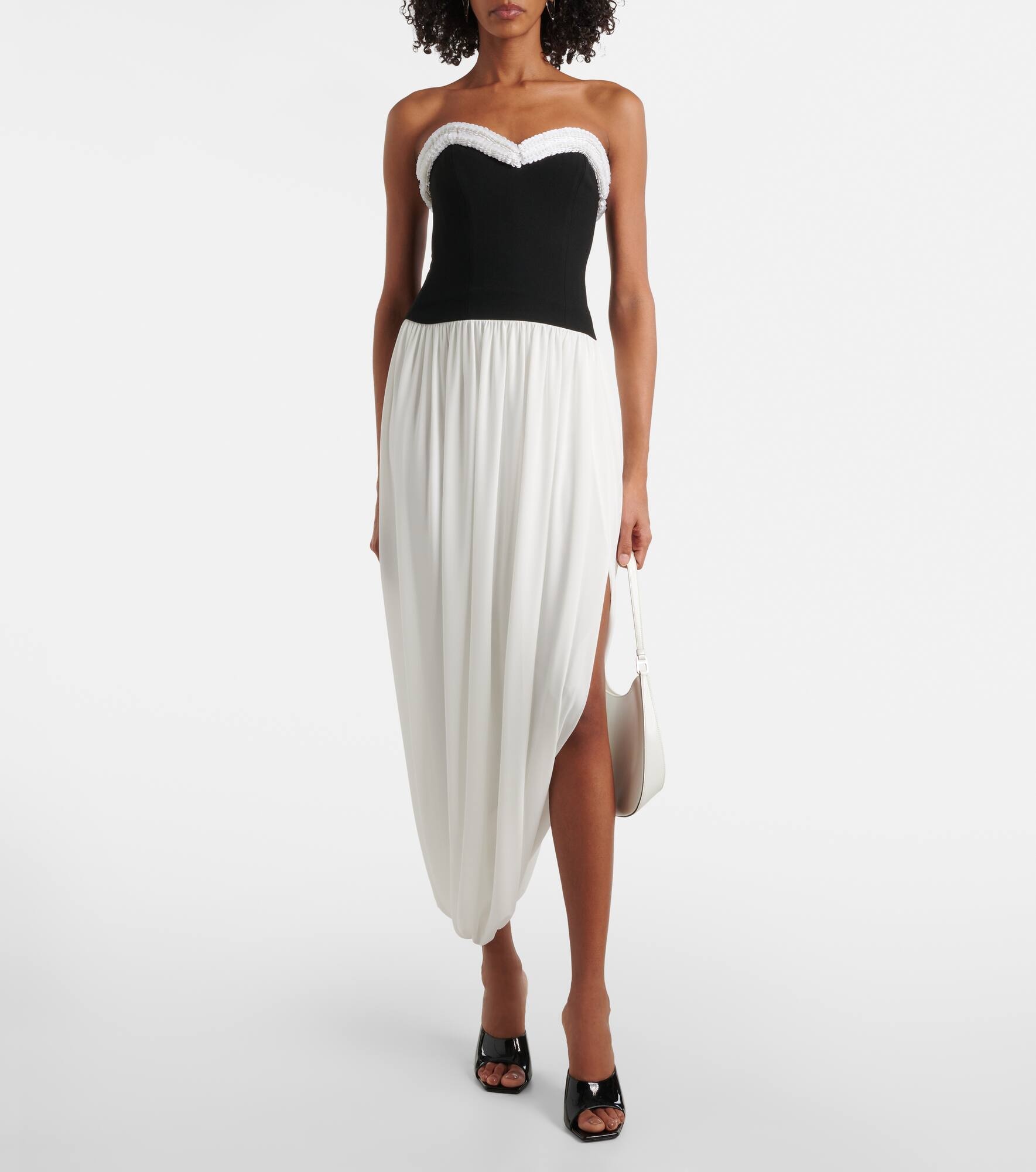Augusta embellished bustier dress - 2