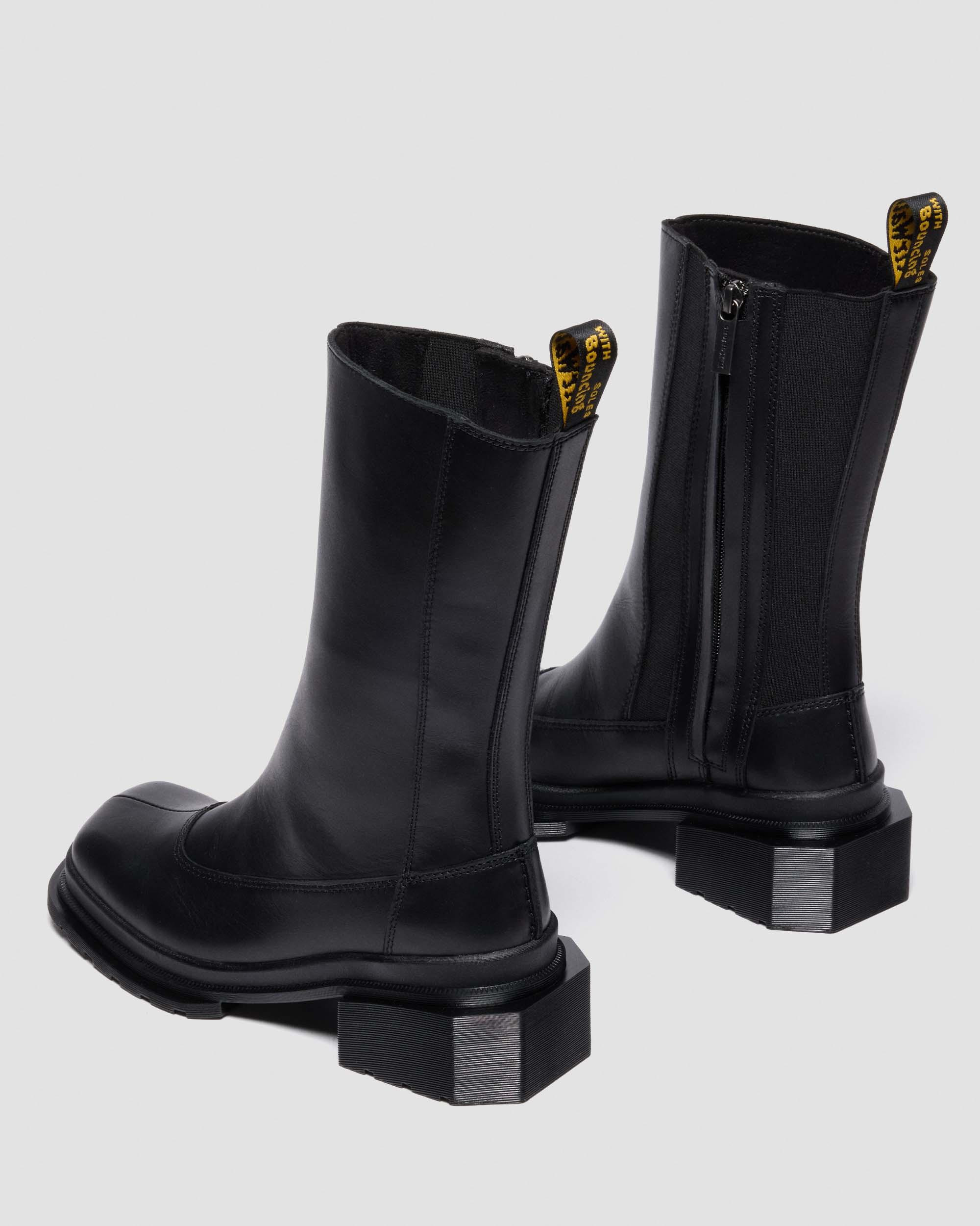 MAYBOLE HI Square Toe Leather Chelsea Boots - 5