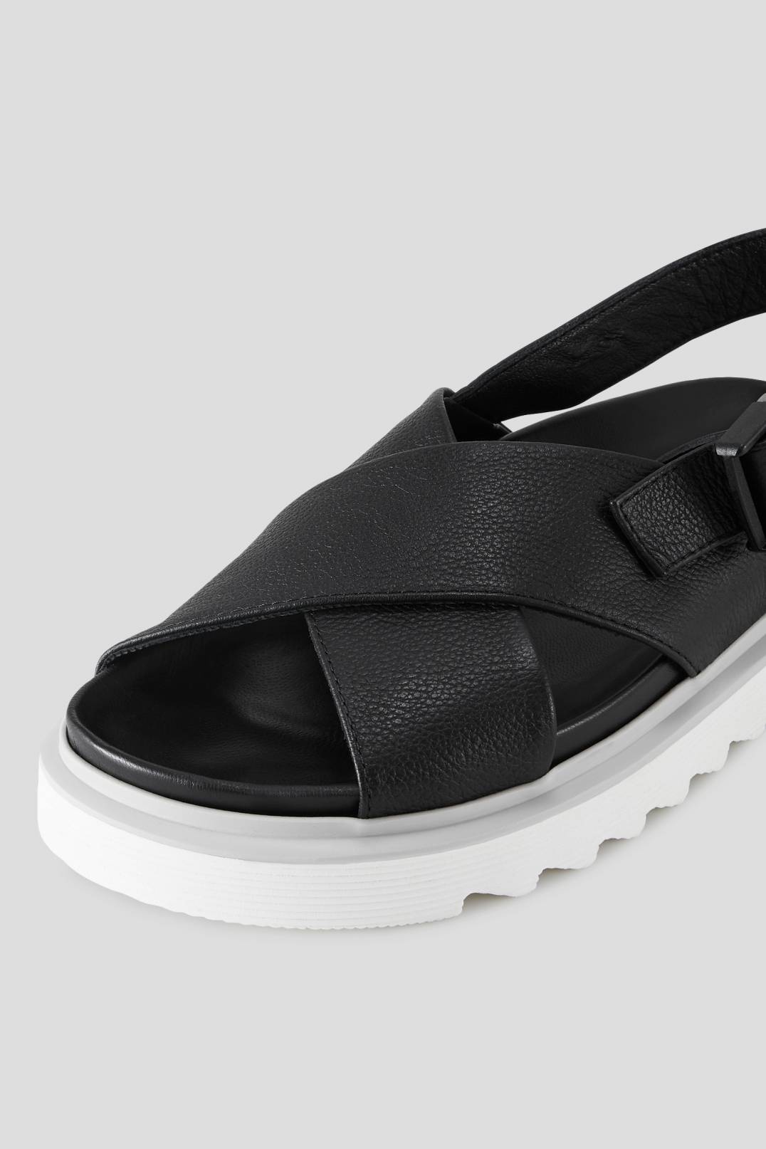 AMALFI SANDALS IN BLACK - 4