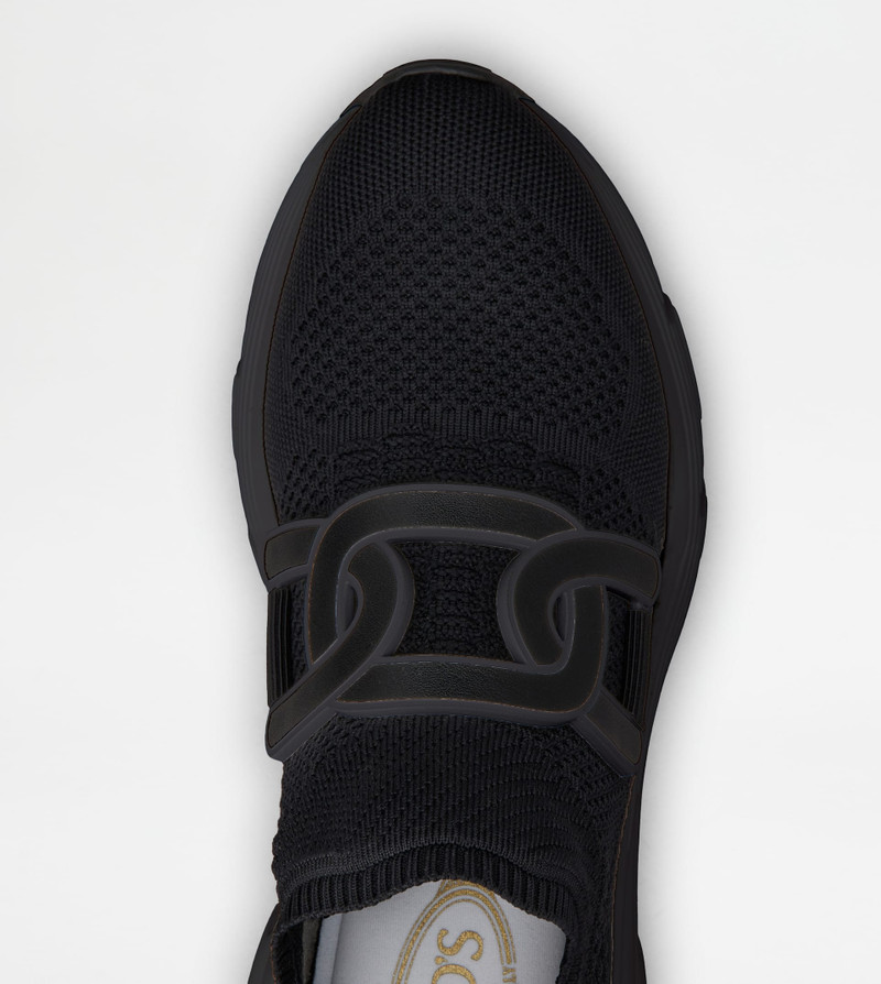 KATE SLIP-ON SNEAKERS IN FABRIC - WHITE, WHITE 4