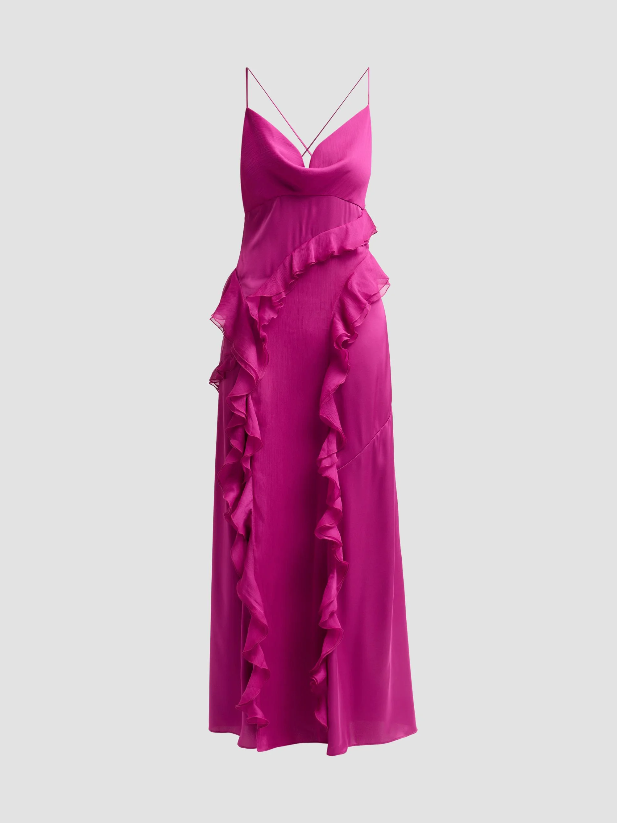 Women's Deon Ruffle Maxi Dress - Rouge - 1