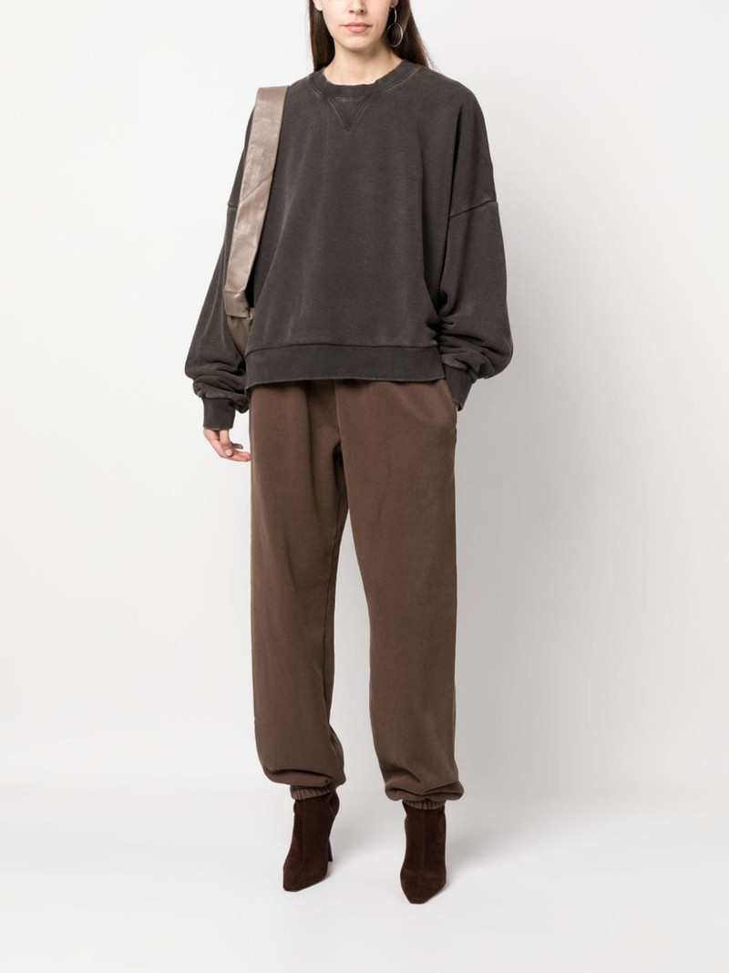 entire studios mélange-effect cotton sweatshirt outlook