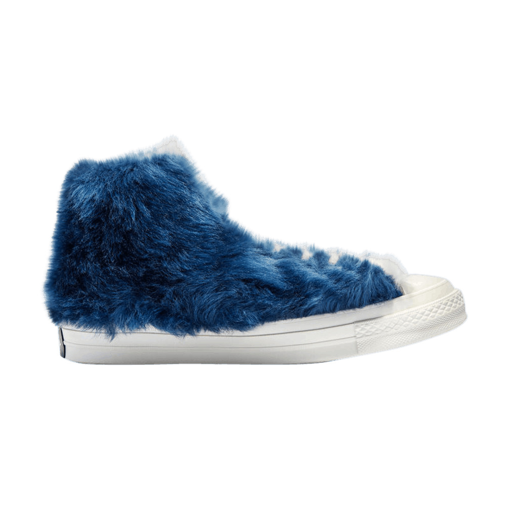 Converse AMBUSH x Chuck 70 High Fuzzy Navy Blue goat REVERSIBLE