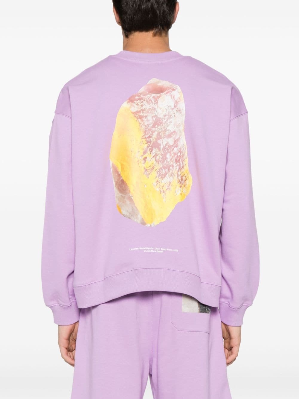 graphic-print organic-cotton sweatshirt - 5