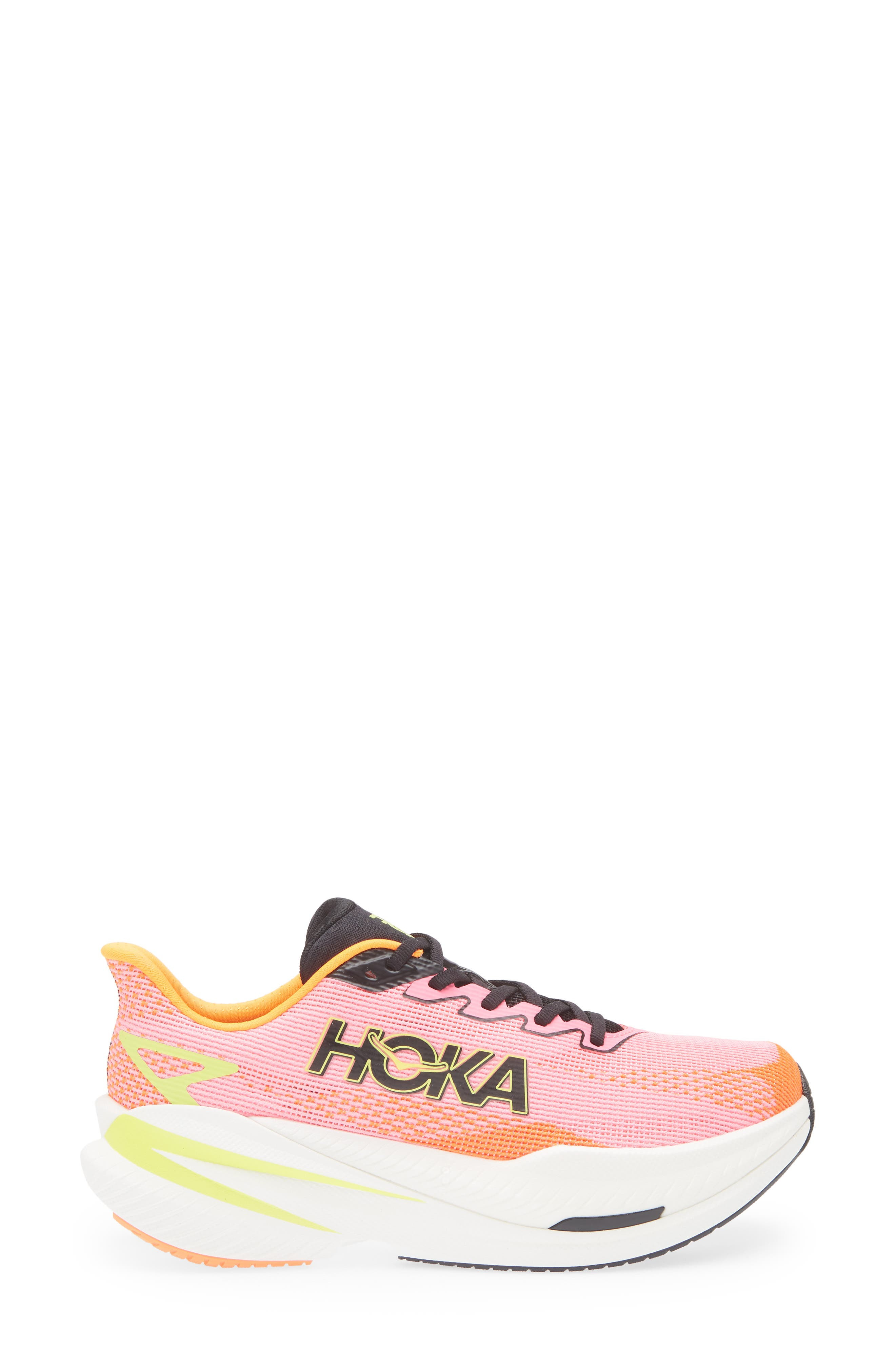 HOKA Mach X 3 Running Shoe in Neon Rose /Neon Tangerine at Nordstrom - 3