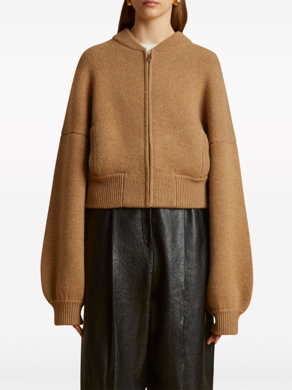 Rhea zip-up cardigan - 3
