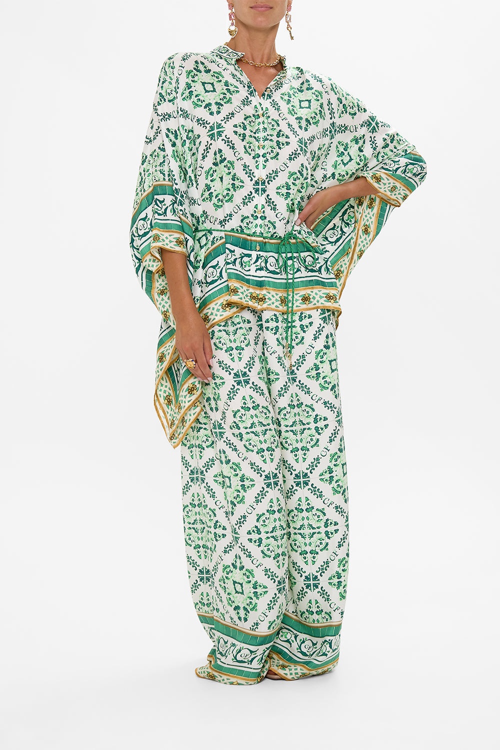TUCK FRONT PANT - 7