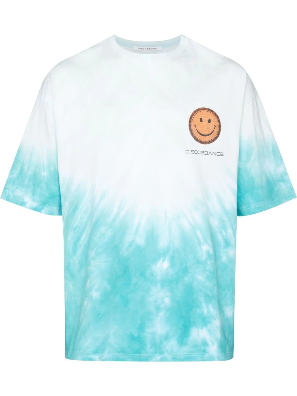 hand-dyed graphic-print T-shirt - 1