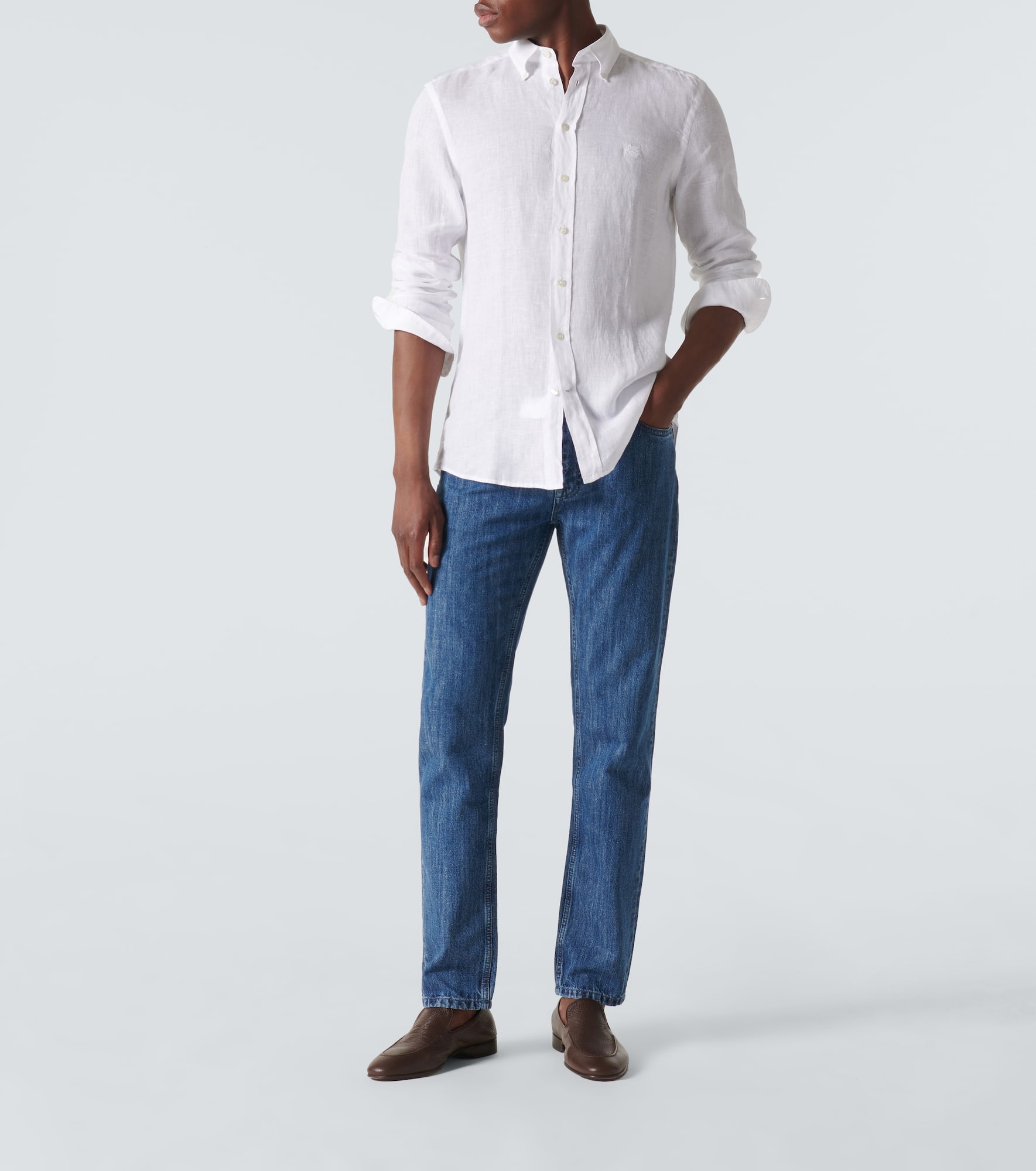 Low-rise straight jeans - 2
