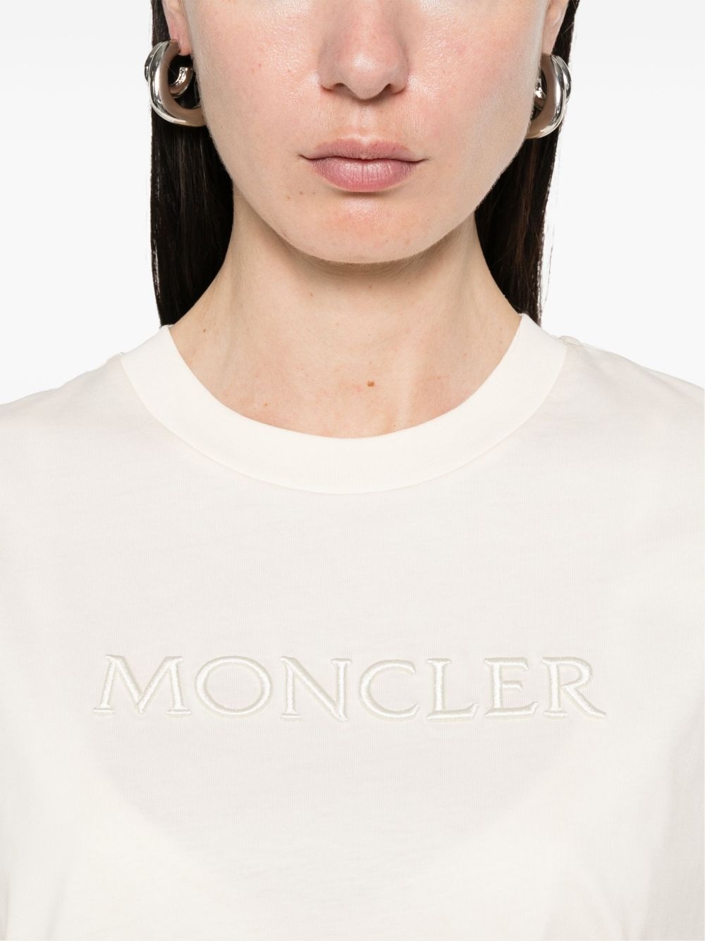 logo-embroidered T-shirt - 5