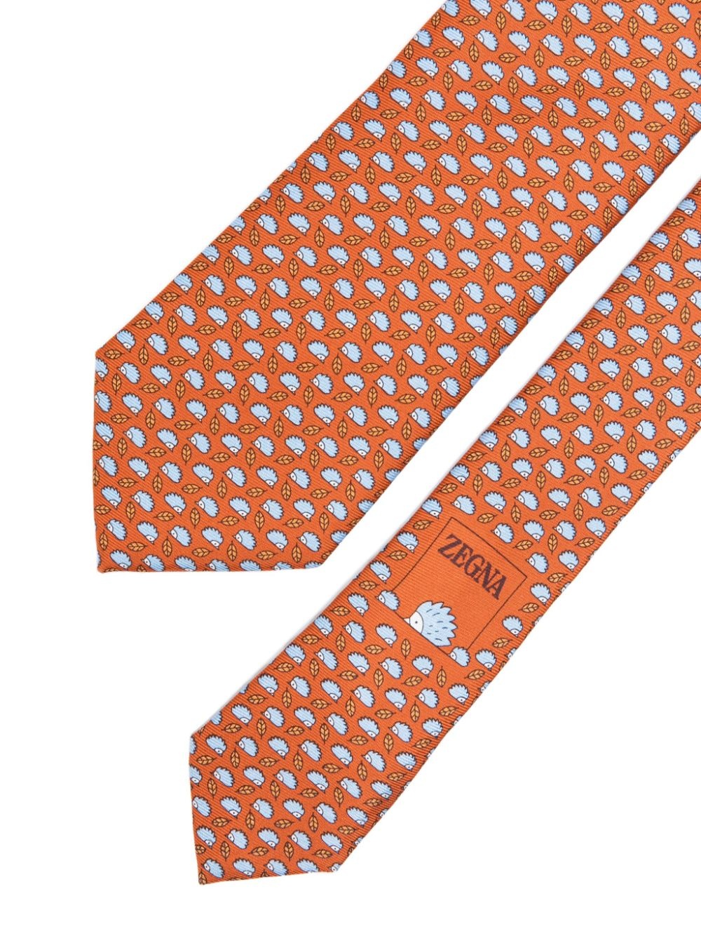 patterned-jacquard tie - 2