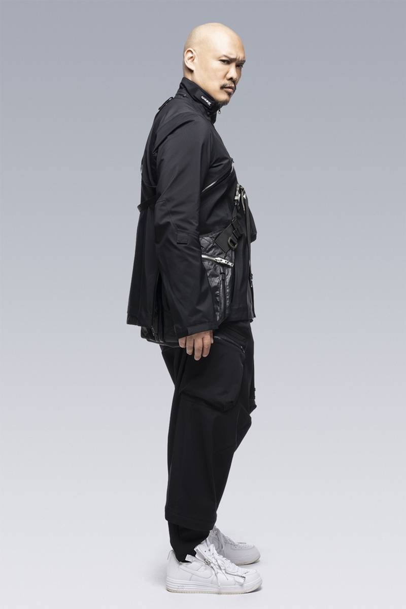 [新品]acronym P30A-DSKR-BKM ブラック Sサイズ ACRONYM P30A-DSKR-BKS Schoeller® Dryskin™ Ultrawide Drawcord Cargo