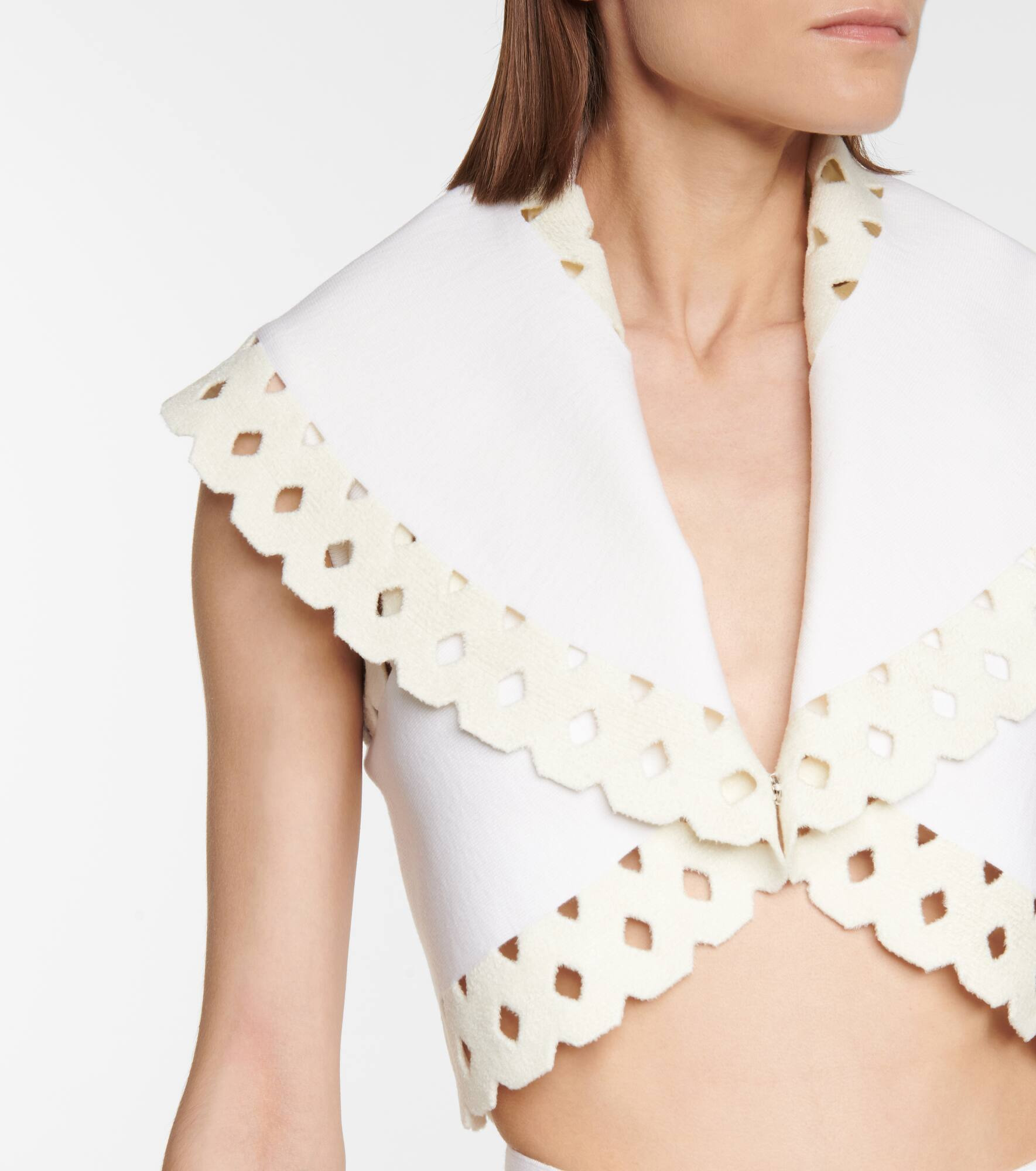 Alaïa Edition 2007 cutout cropped jacket - 4