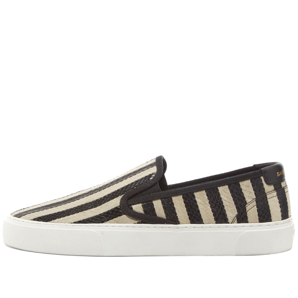 Saint Laurent Venice Slip On Scale Stripe Sneaker - 2