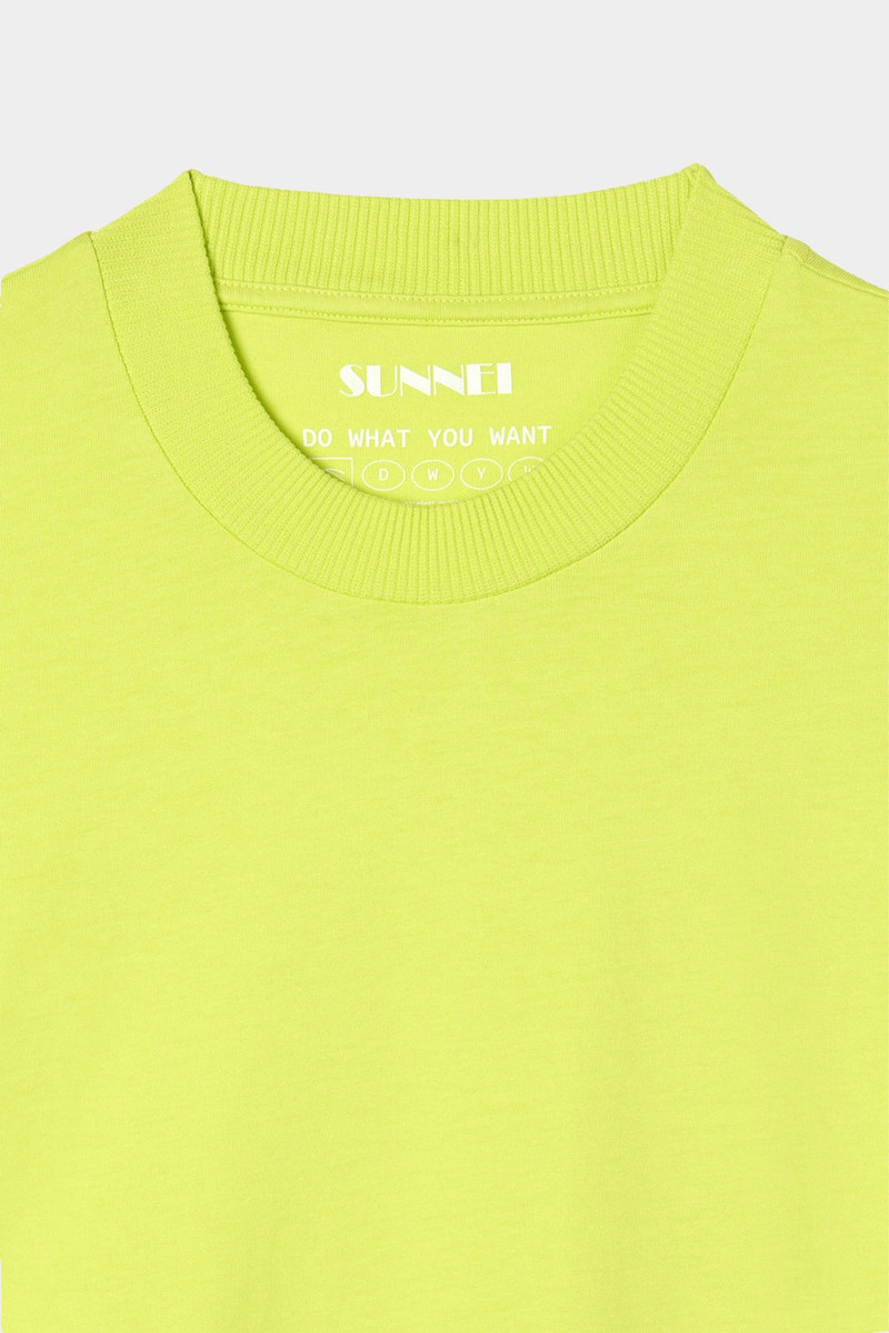 DWYW LONGSLEEVE T-SHIRT / acid green 3