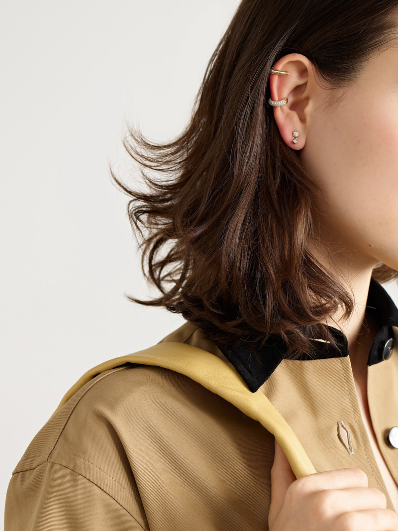 STONE AND STRAND Demi 14-karat Gold Ear Cuff outlook