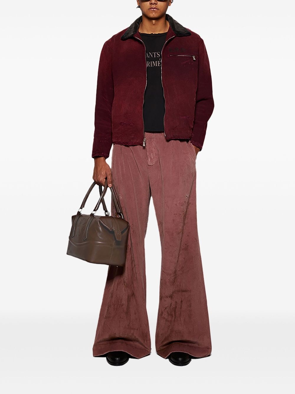 logo-debossed holdall - 2