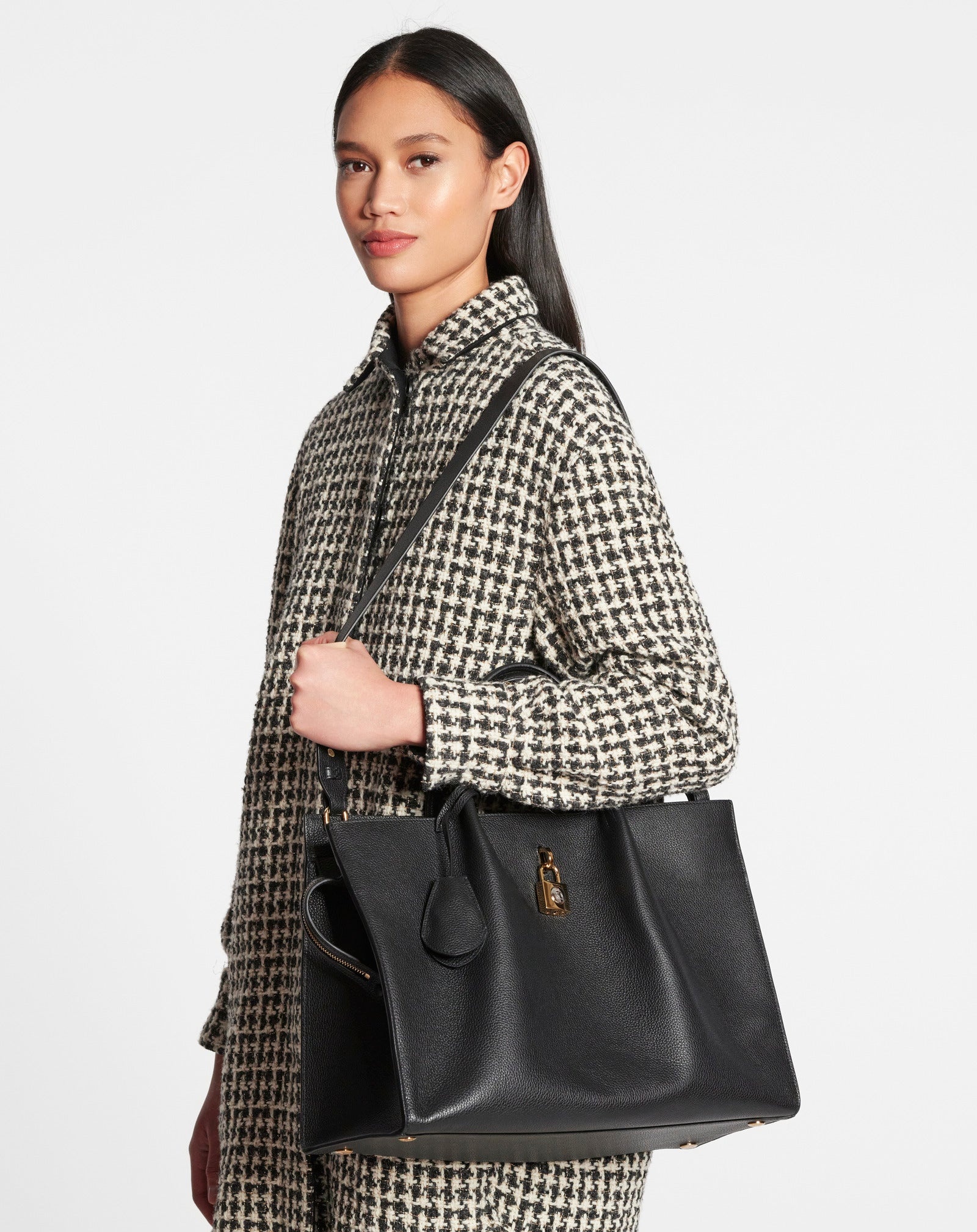 GRAINED LEATHER BOGEY DAY BAG MM - 6