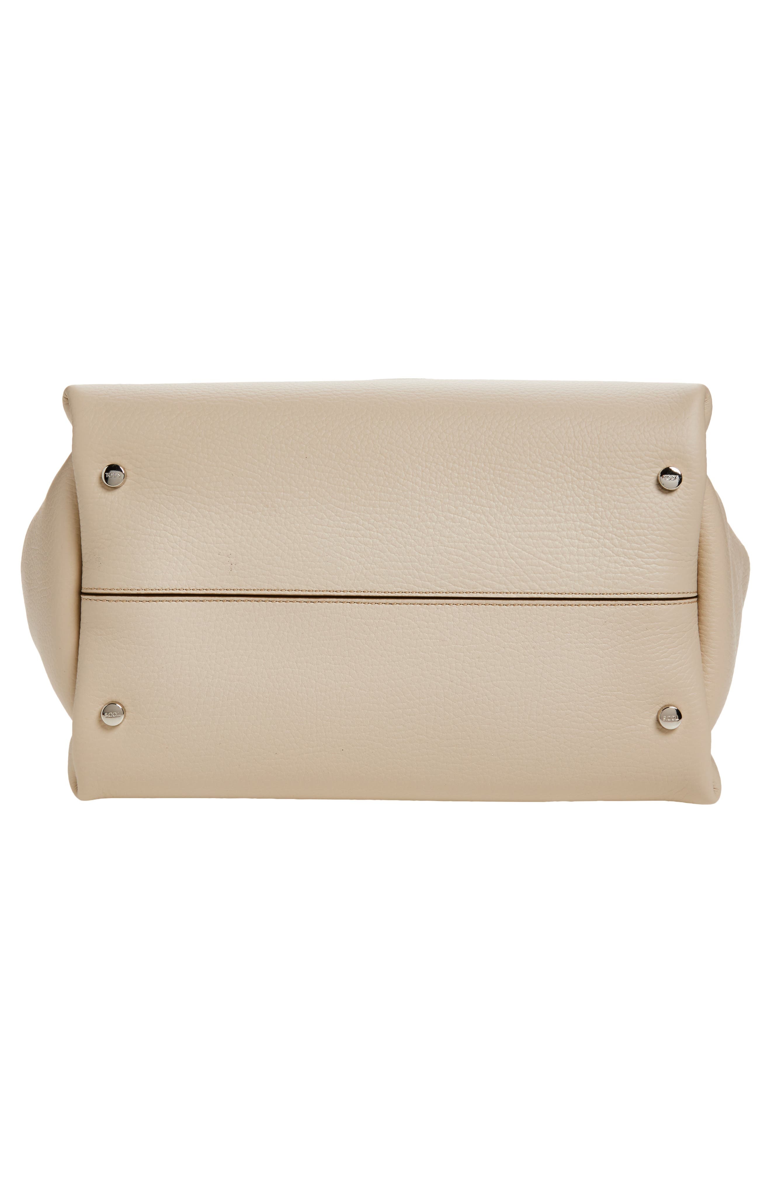 Tod's Mini Leather Tote in Mastice/Corda Med at Nordstrom - 6