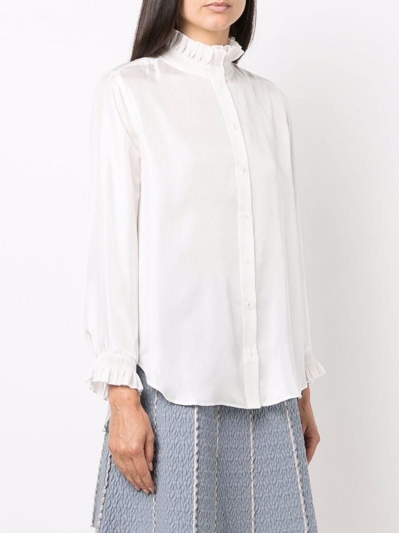 Haby ruffle-detail silk blouse - 3