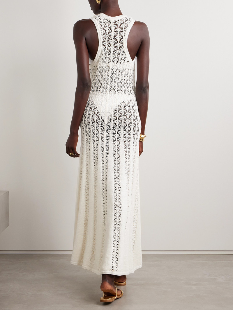 Wylie Open-knit Cotton Maxi Dress 3