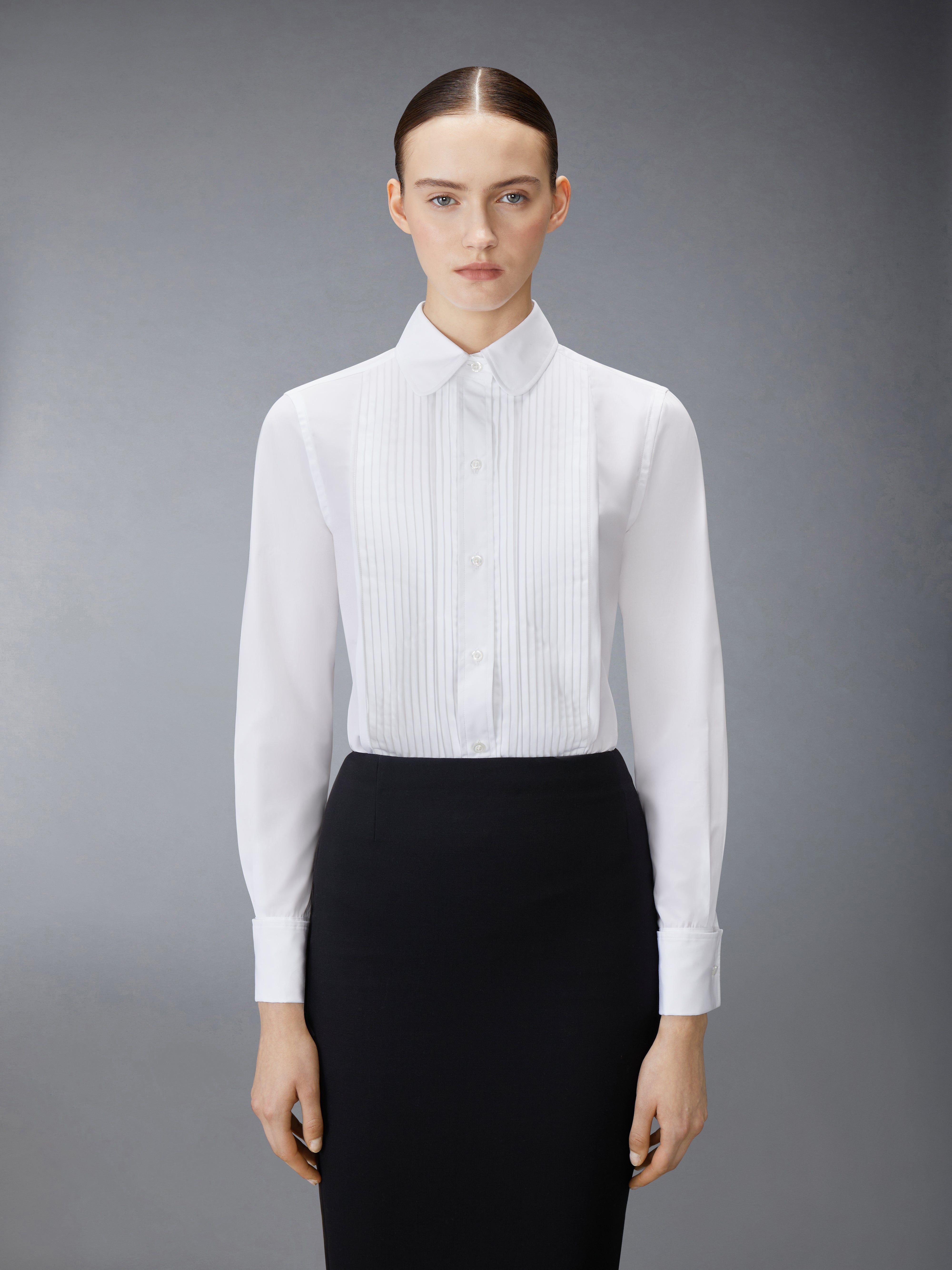POPLIN FRENCH CUFF SHIRT - 2