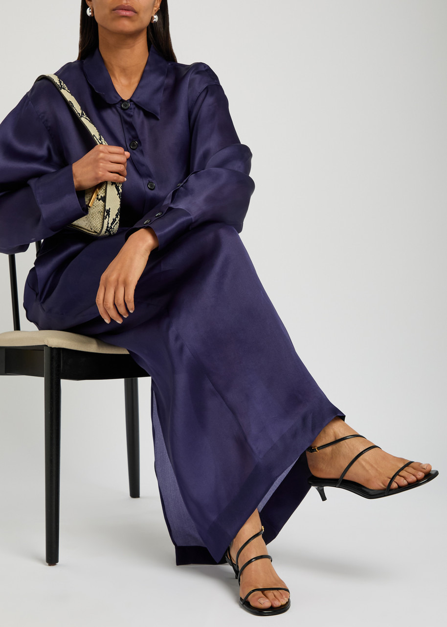 Khaite Loop 35 Leather Sandals - 5